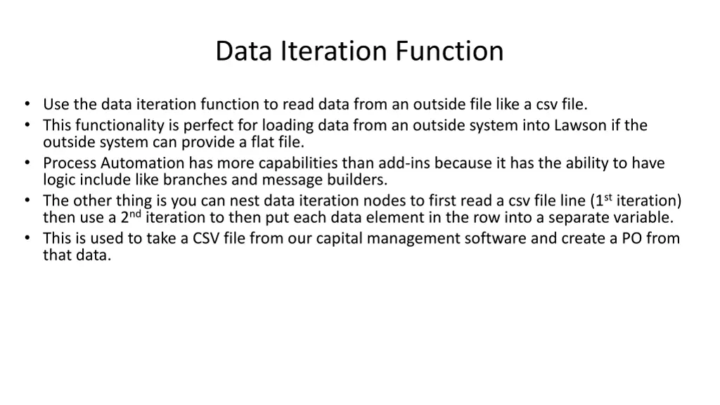 data iteration function 1