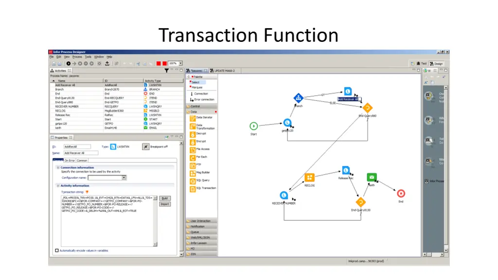 transaction function