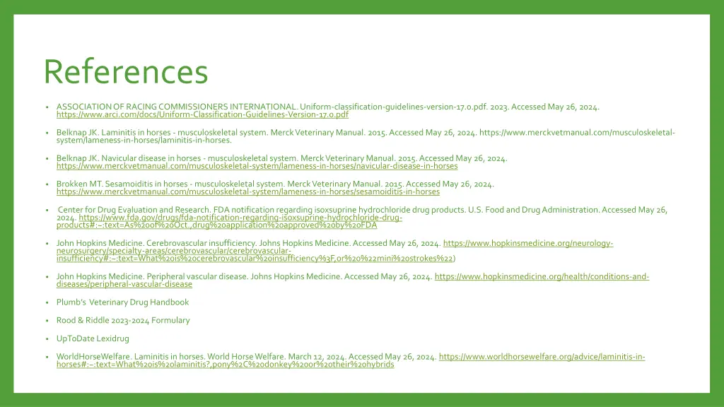 references