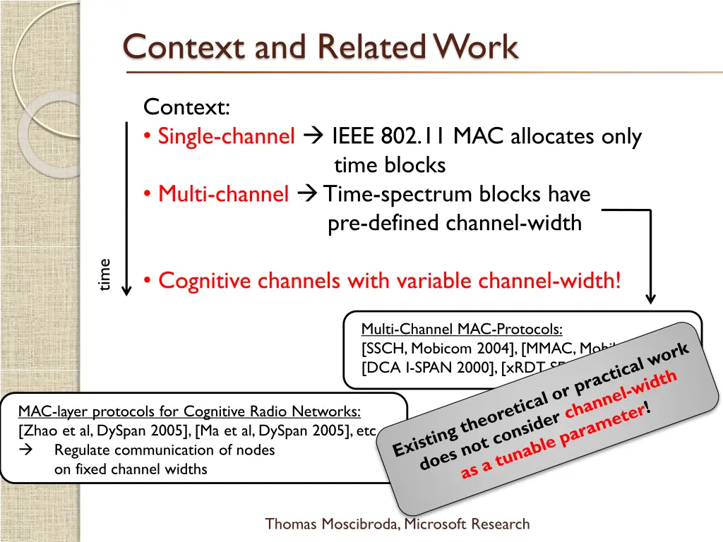 context and related work 1