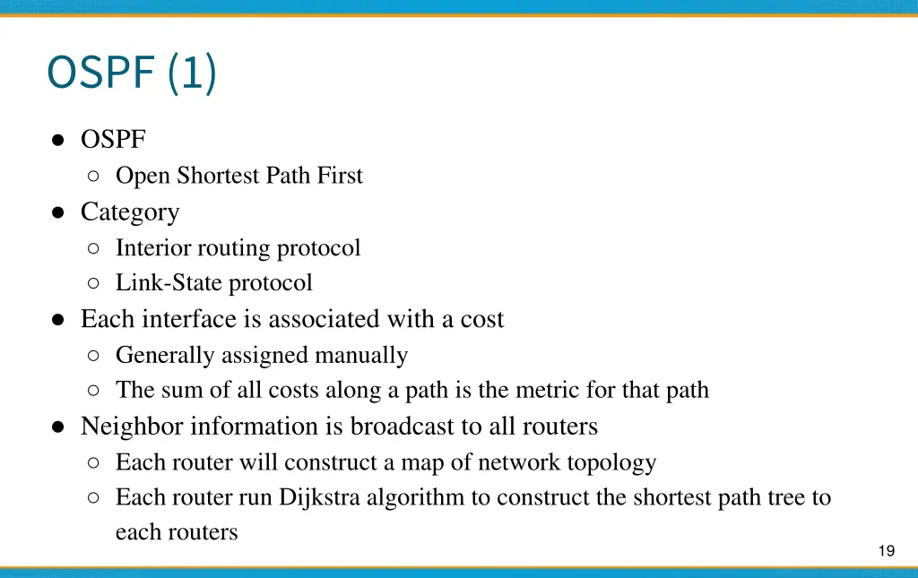 ospf 1