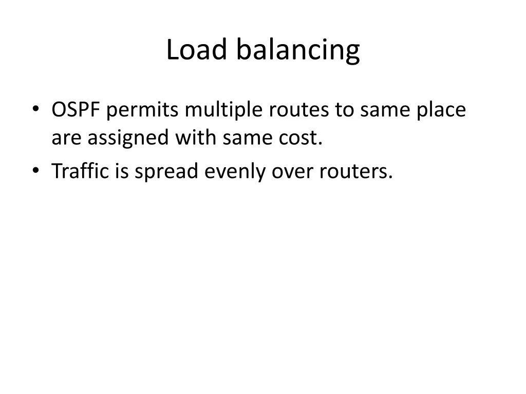 load balancing