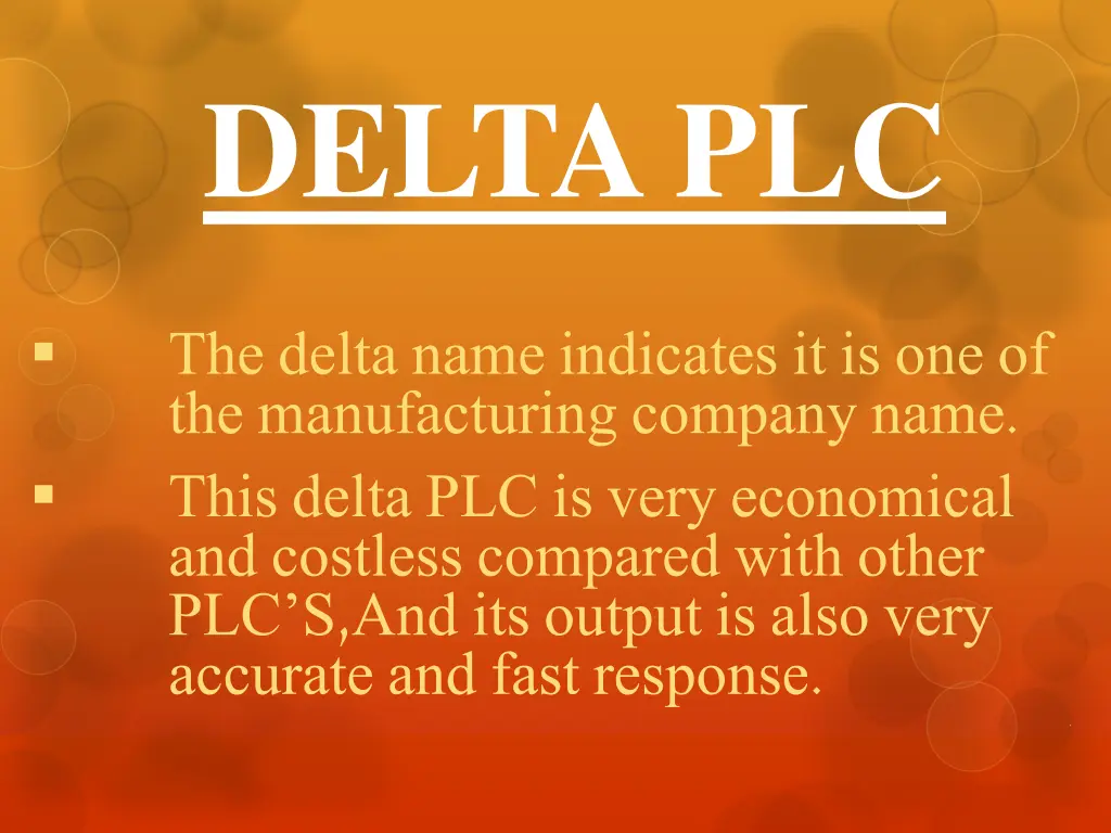 delta plc
