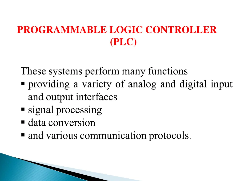 programmable logic controller plc 1