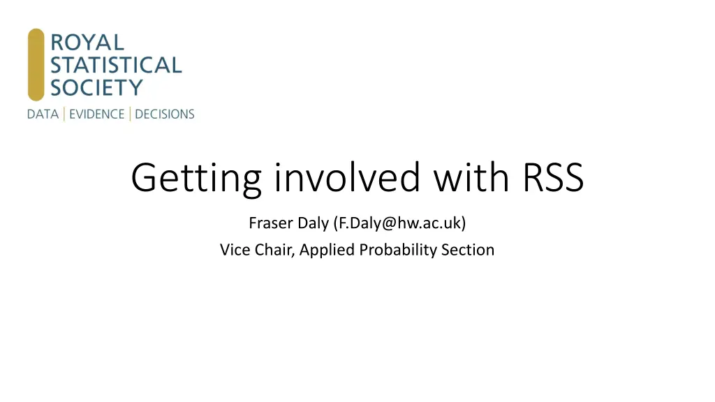 getting involved with rss