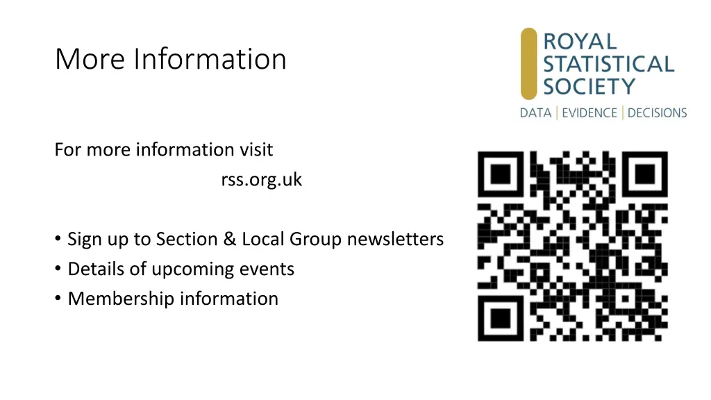 more information