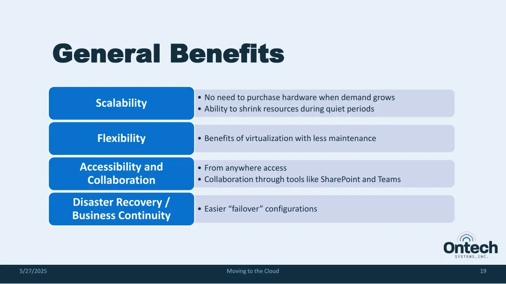 general benefits general benefits