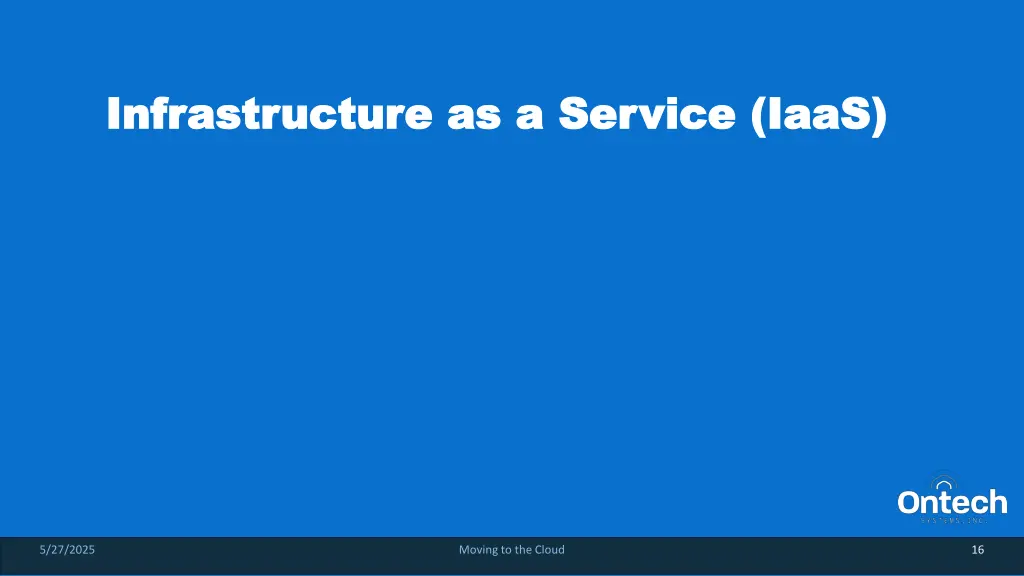 infrastructure as a service iaas infrastructure