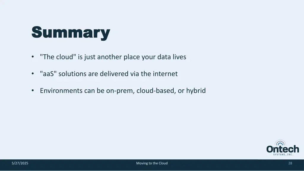 summary summary 3