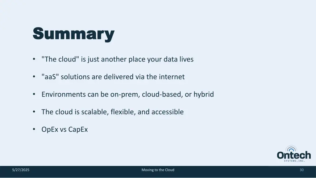 summary summary 5