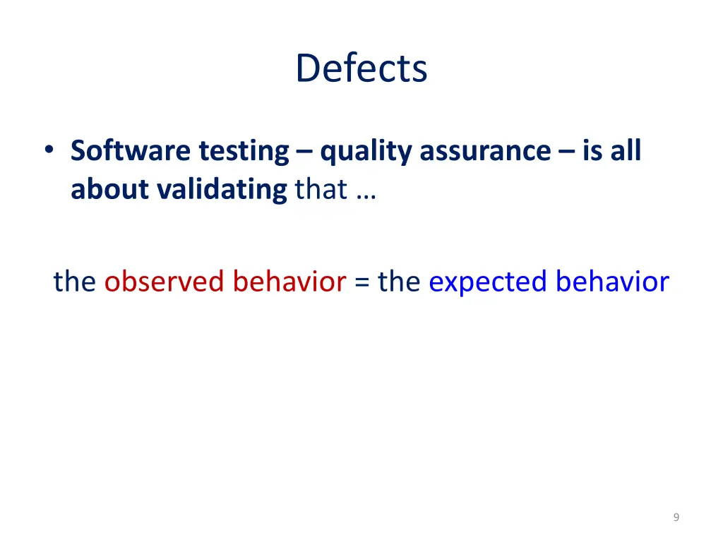 defects 1