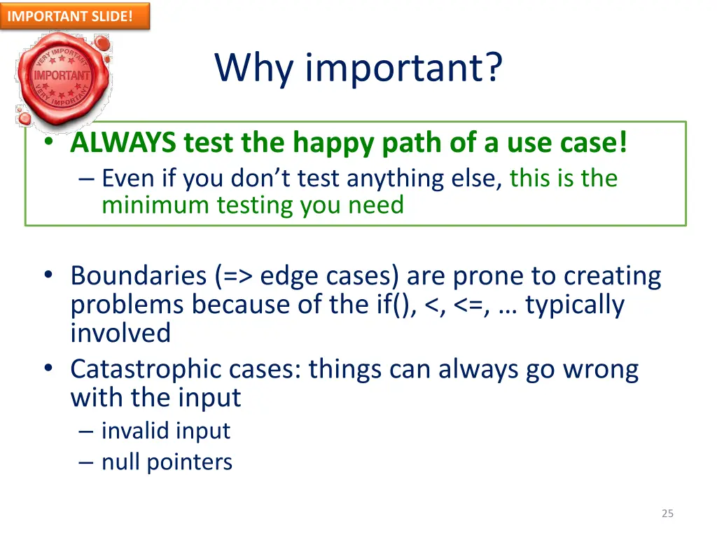 important slide