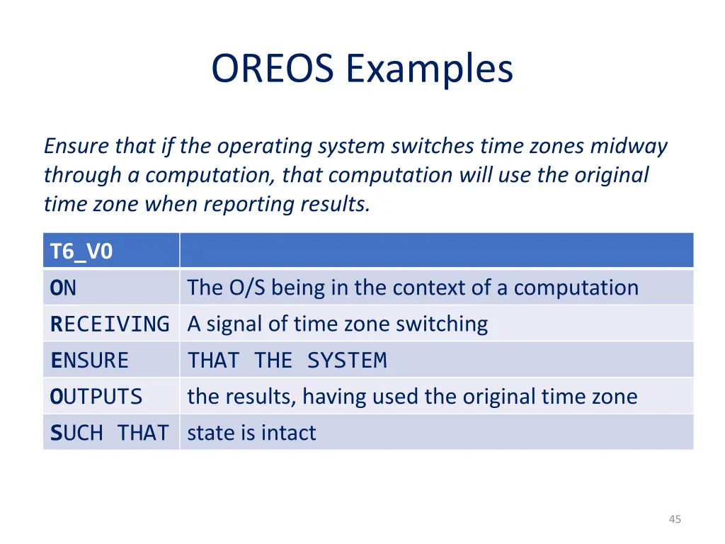 oreos examples 3
