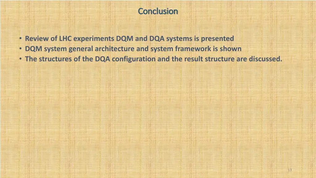 c conclusion onclusion