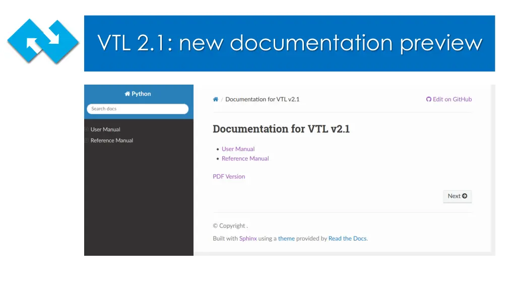vtl 2 1 new documentation preview