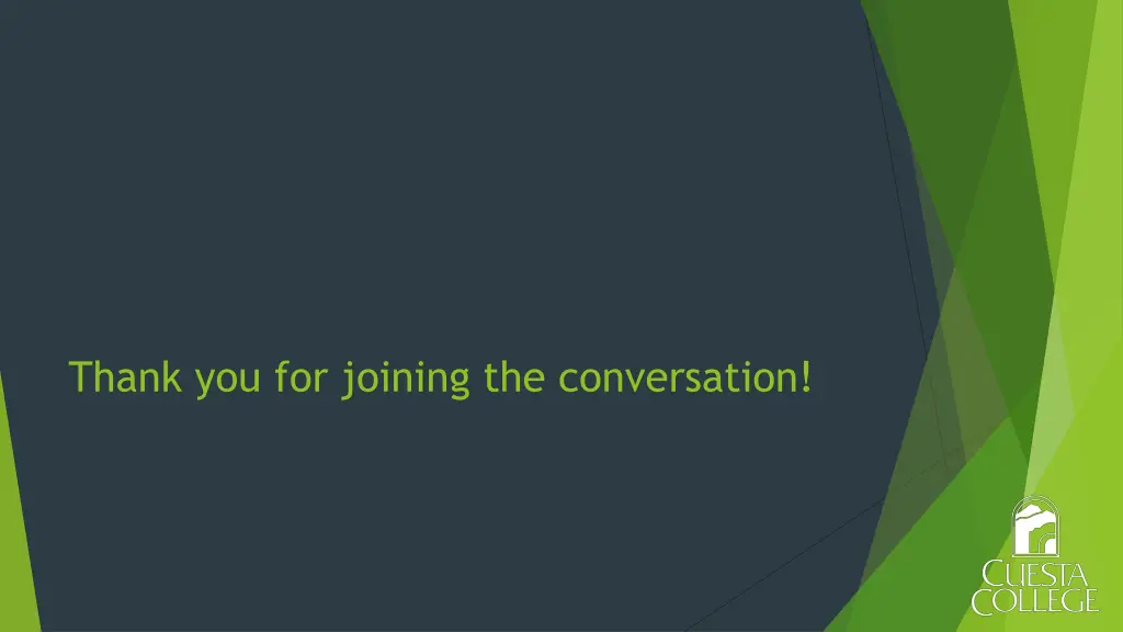 thank you for joining the conversation