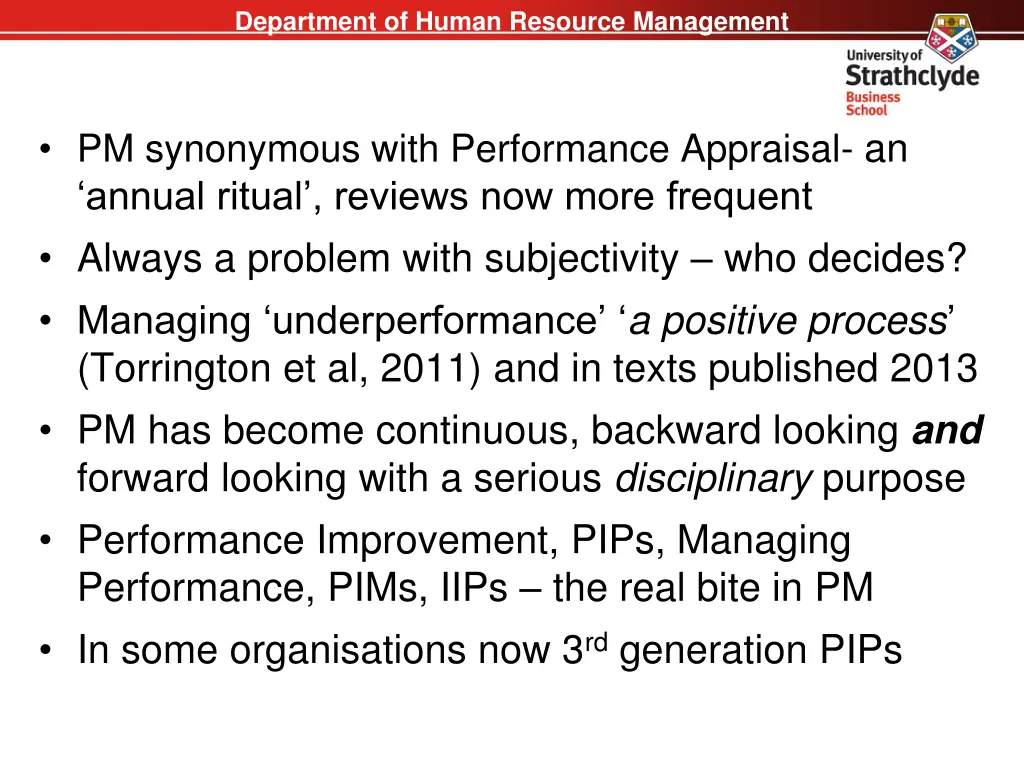 department of human resource management 12
