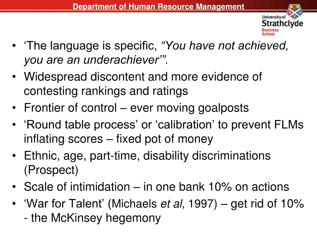department of human resource management 20