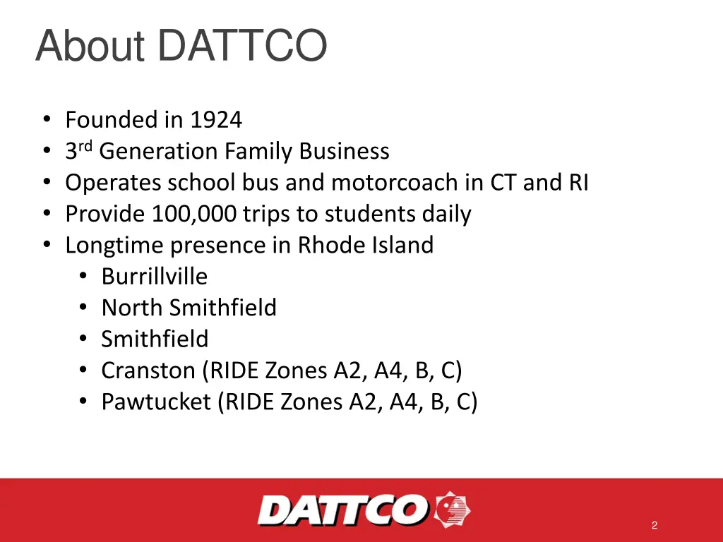 about dattco