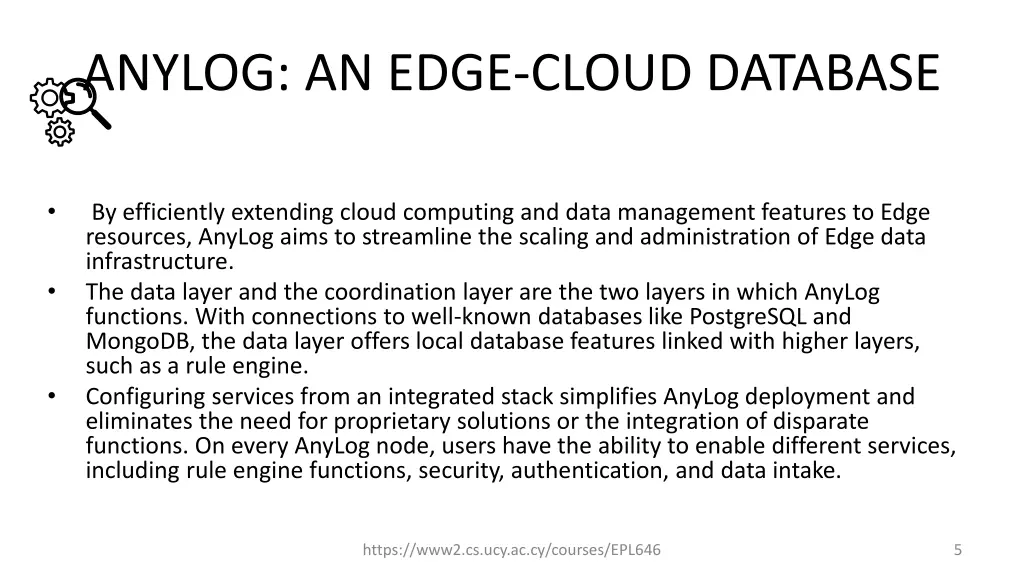 anylog an edge cloud database
