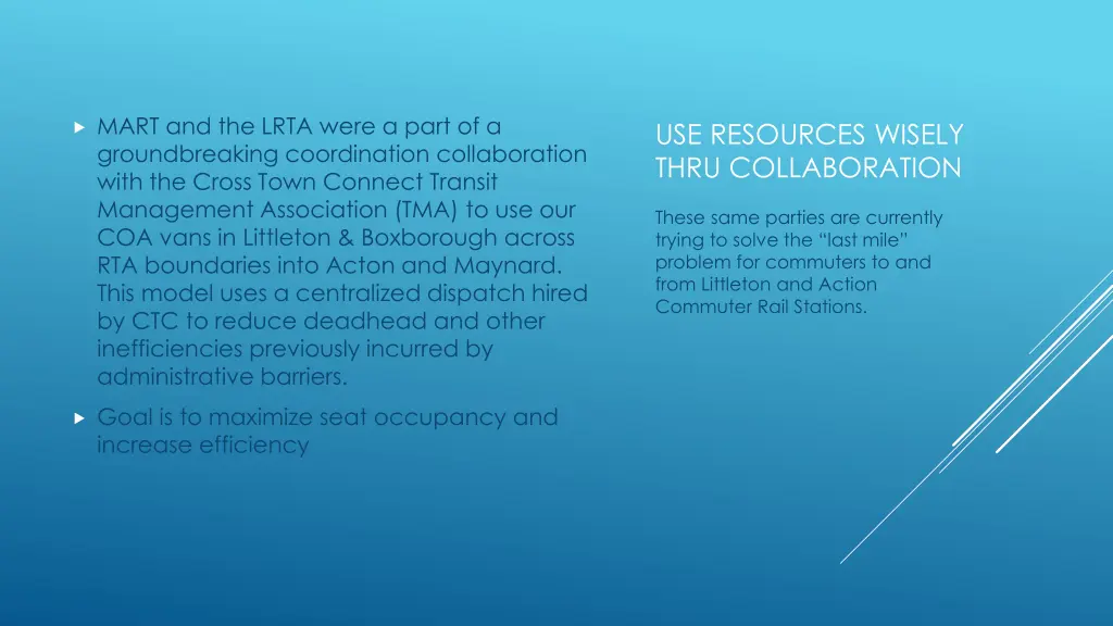mart and the lrta were a part of a groundbreaking