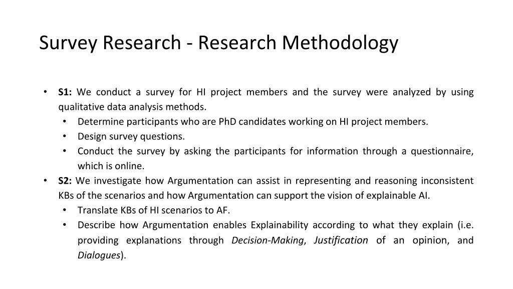 survey research research methodology