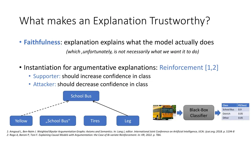 what makes an explanation trustworthy