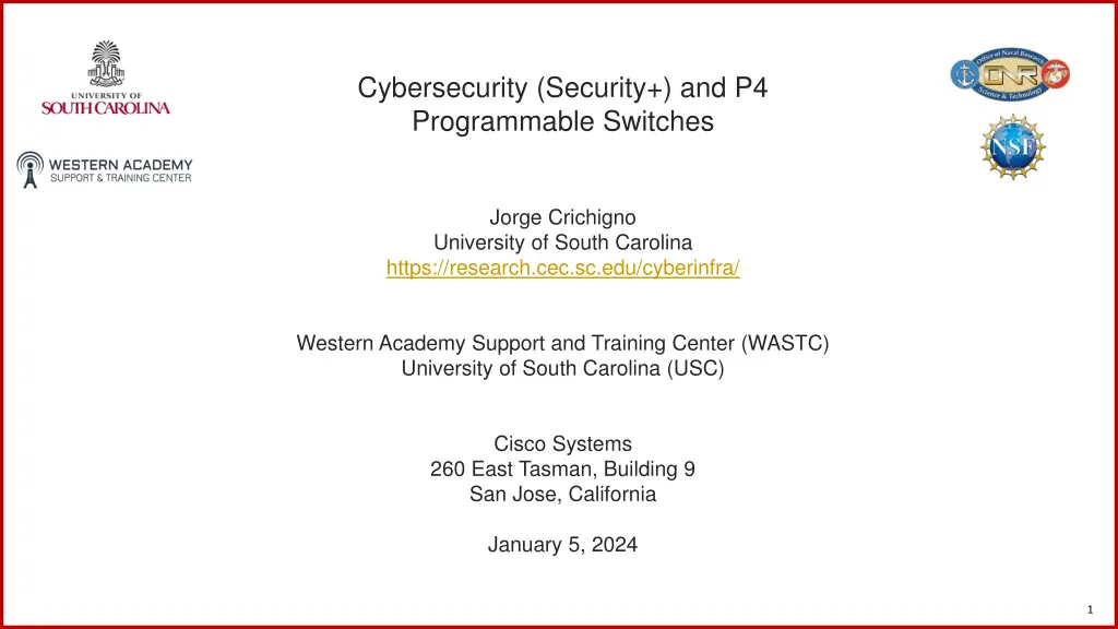 cybersecurity security and p4 programmable