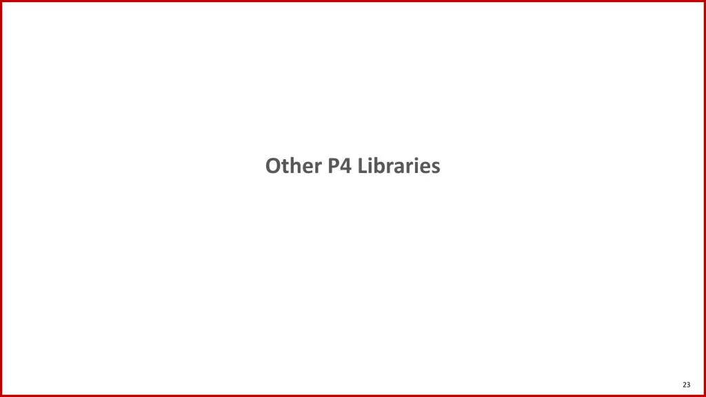 other p4 libraries