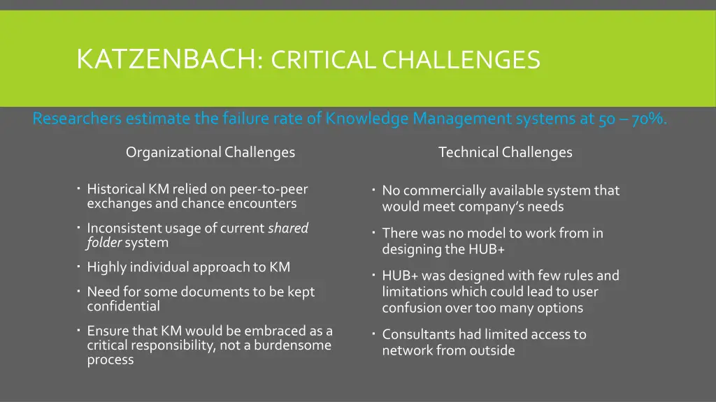 katzenbach critical challenges