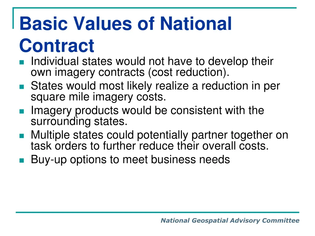 basic values of national contract individual