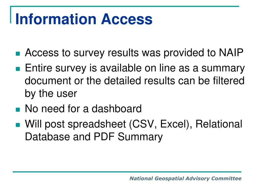 information access