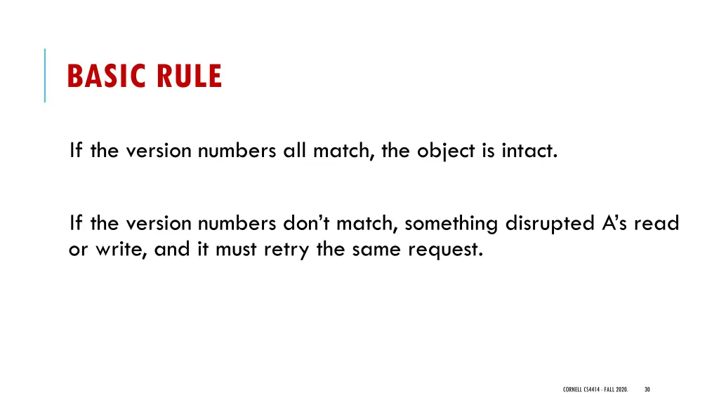 basic rule
