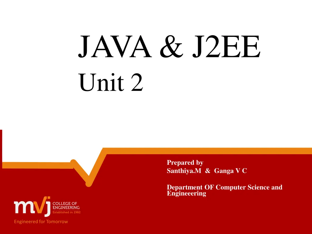 java j2ee unit 2