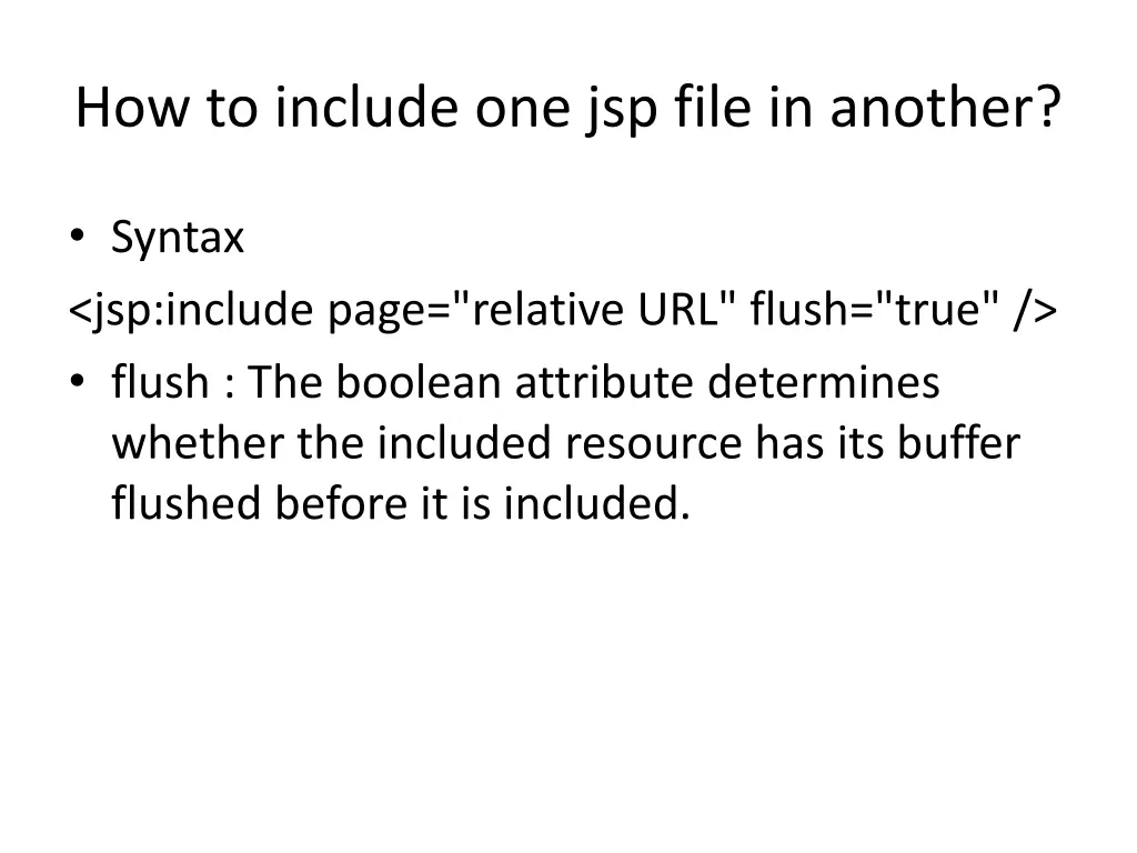 how to include one jsp file in another