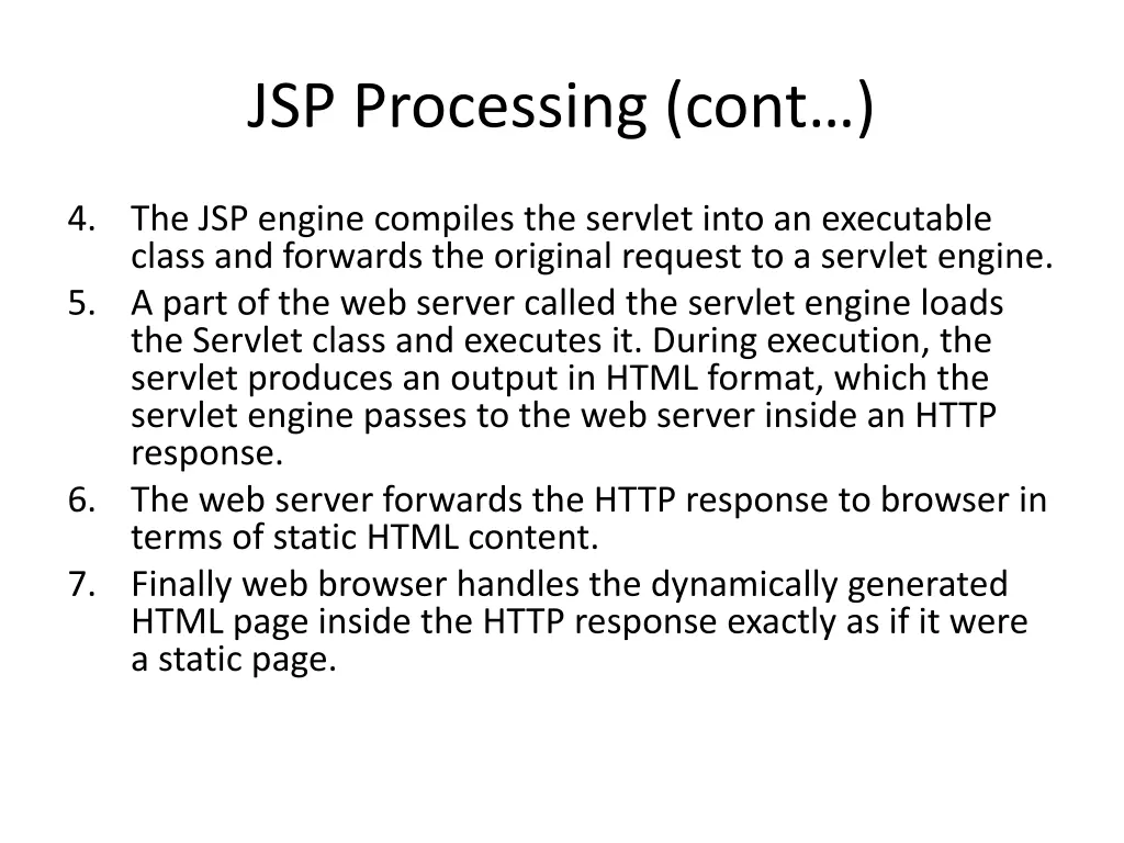jsp processing cont