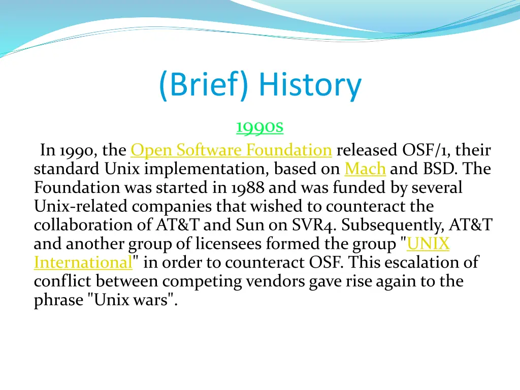 brief history 2
