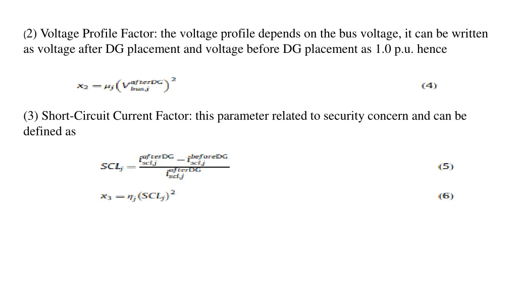 2 voltage profile factor the voltage profile