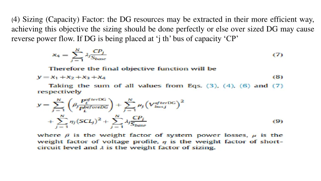 4 sizing capacity factor the dg resources