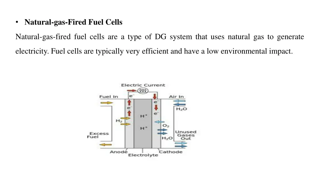 natural gas fired fuel cells