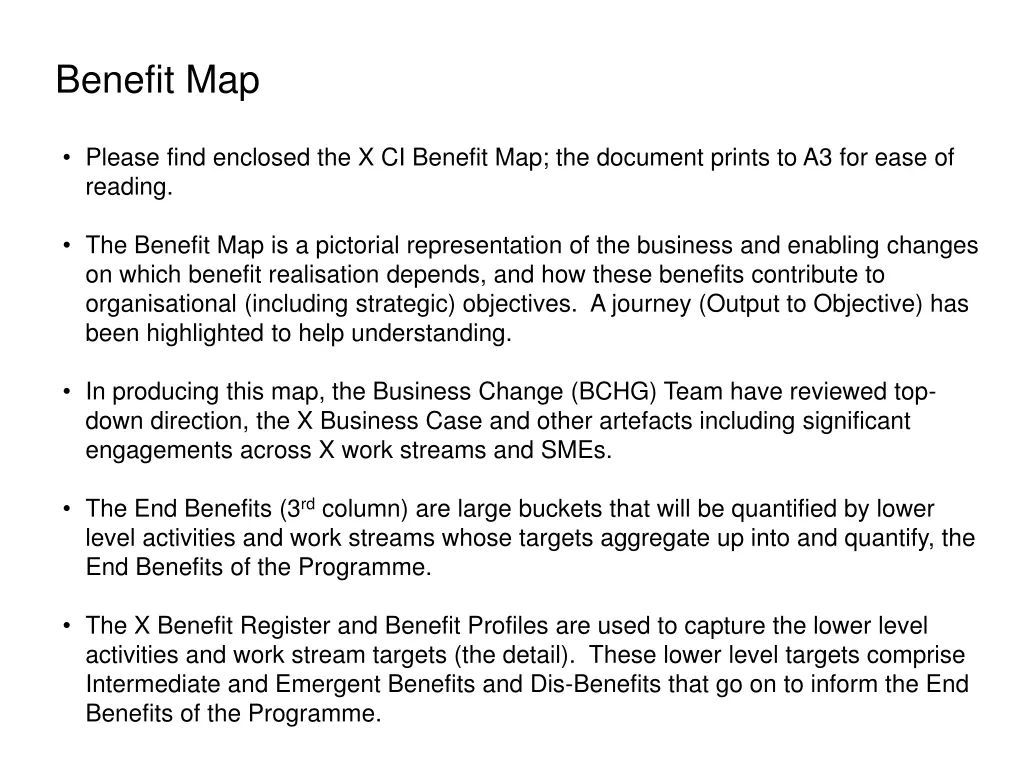 benefit map