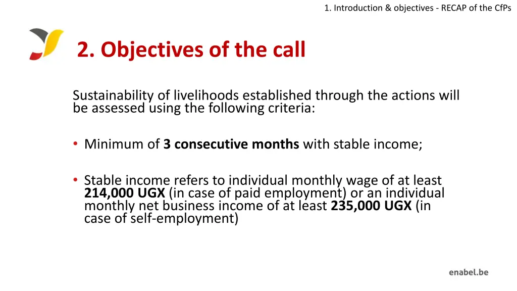 1 introduction objectives recap of the cfps 2