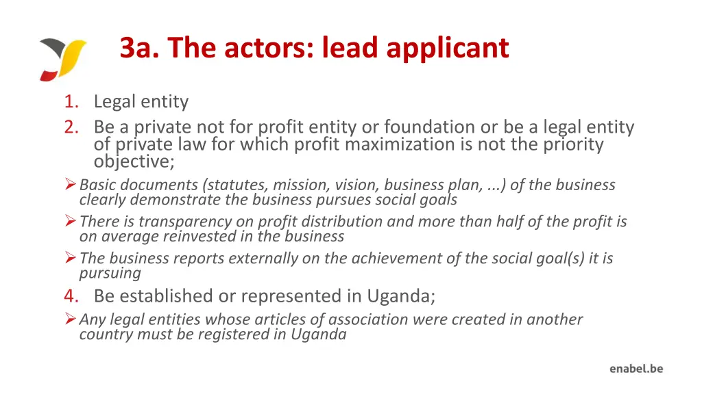 3a the actors lead applicant