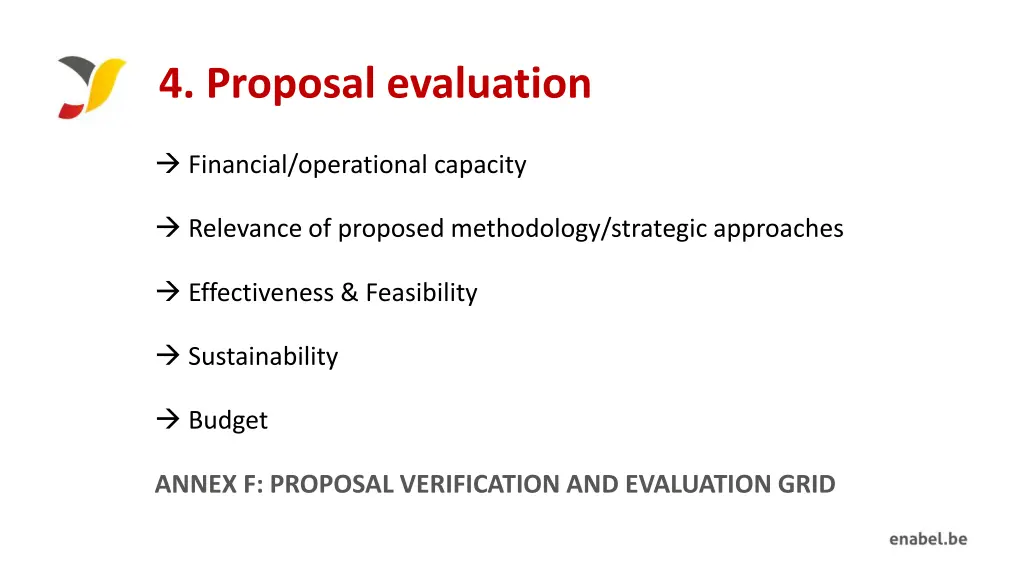 4 proposal evaluation