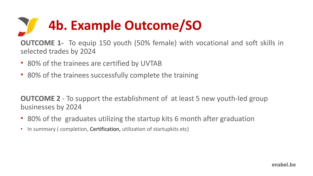 4b example outcome so