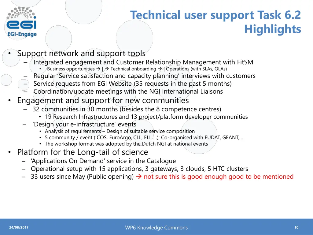 technical user support task 6 2