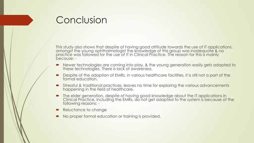 conclusion