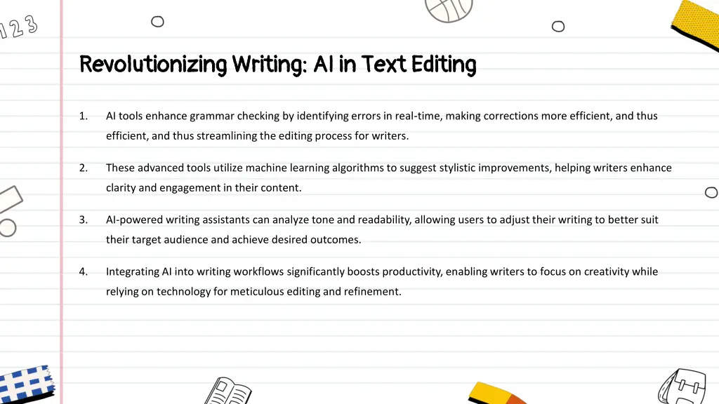 revolutionizing writing ai in text editing