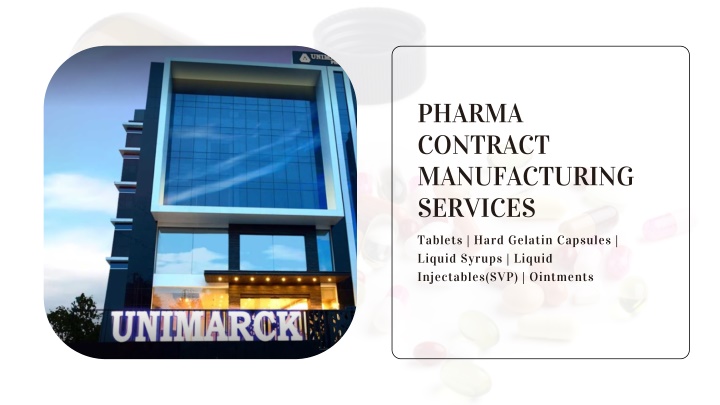 pharma contract manufacturing services