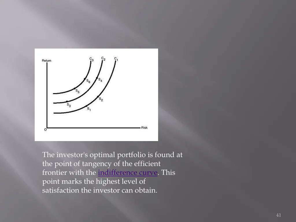 the investor s optimal portfolio is found